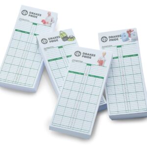 Drakes Pride Score Cards (Pack of 100)