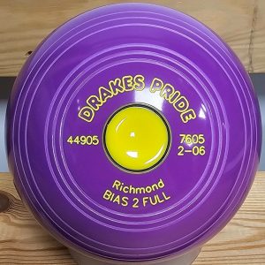 Drakes Pride Richmond Purple STANDARD DENSITY Bowls - 2lb 6oz