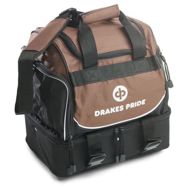 Drakes Pride Pro Midi Bowls Bag Brown