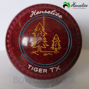 Henselite Tiger TX Ruby Red Bowls Size 2 Forest