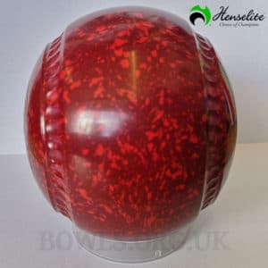 Henselite Tiger TX Ruby Red Bowls Size 4 Bear Side