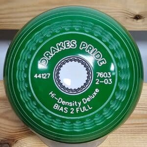 Drakes Pride Deluxe Kelly Green HIGH DENSITY Crown Green Bowls - 2lb 3oz