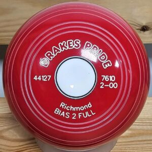 Drakes Pride Richmond Red STANDARD DENSITY Bowls - 2lb 0oz
