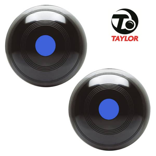 Taylor Elite Standard Density Bowls Black Blue Mount