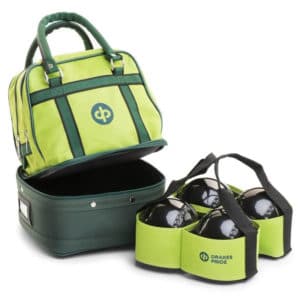 drakes pride mini bowls bag lime with carrier