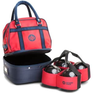 drakes pride mini bowls bag red with carrier